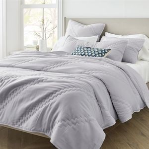 West Elm - Stone White King Quilt - NEW In Bag